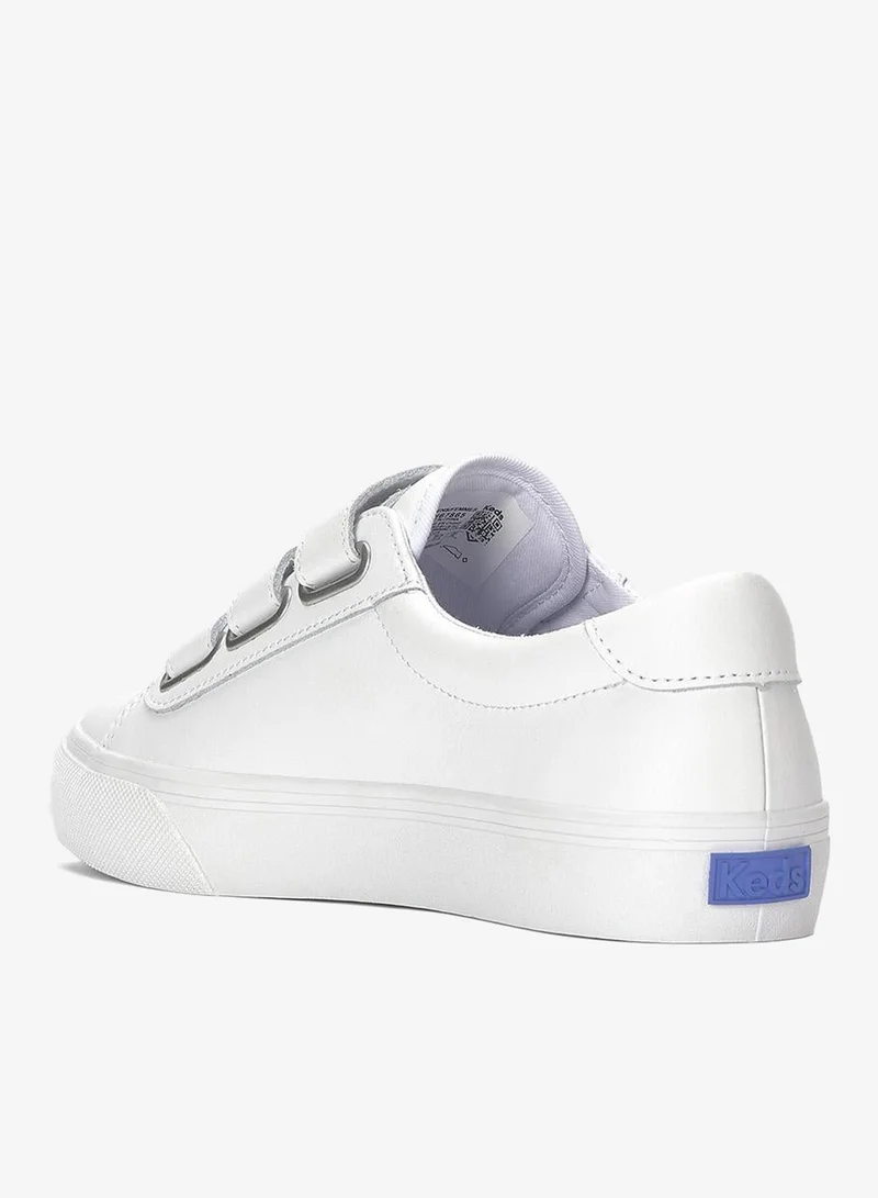 Keds white Keds Women's Jump Kick Leather V Casual Sneaker White for Women | Best Price UAE